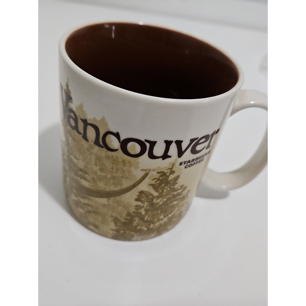 Starbucks Collector's Series Mug Vancouver BC Canada 16oz 2011 NEW